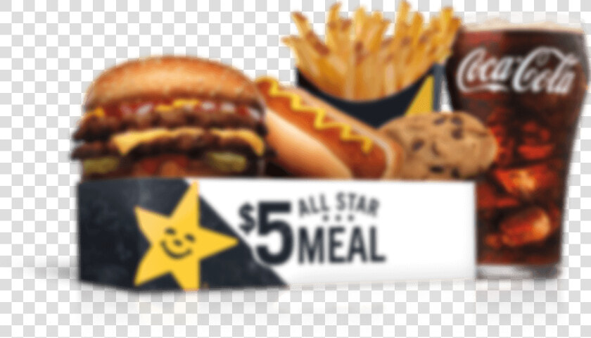 Hardee S  5 All Star Value Meals  HD Png DownloadTransparent PNG