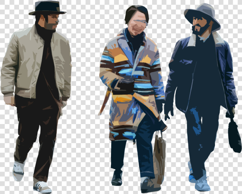 People Walking Png Away Nonscandinavia   Japanese Cut Out People  Transparent PngTransparent PNG