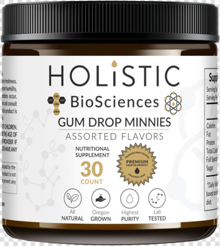 Holistic Biosciences Edibles Candy Cbd Gum Drop Minnies    Shiitake  HD Png DownloadTransparent PNG