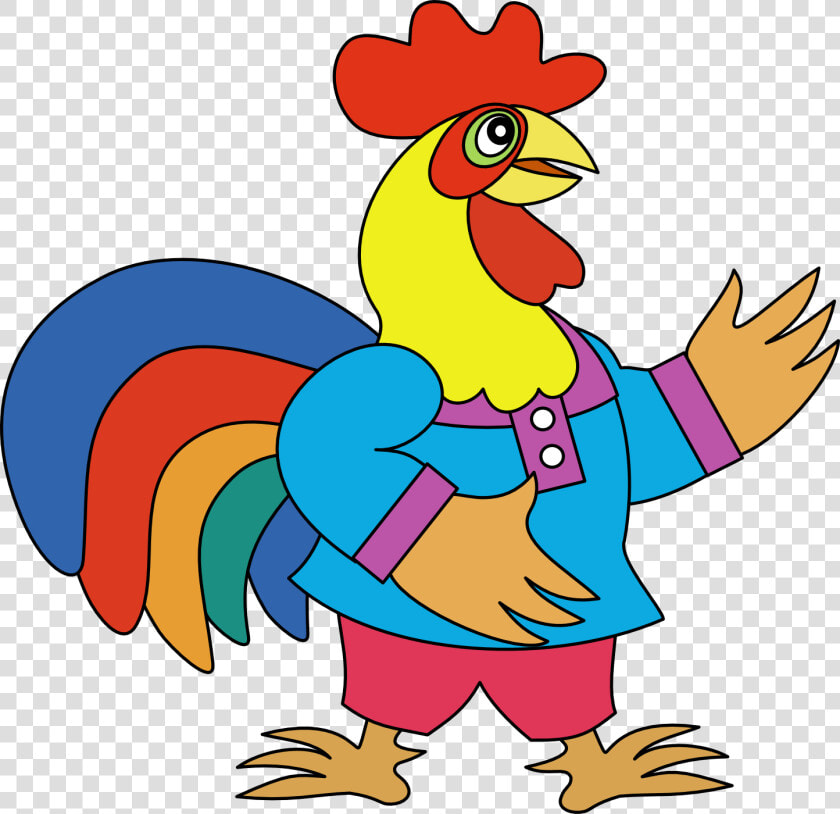 Clipart Roosters With Clothes  HD Png DownloadTransparent PNG