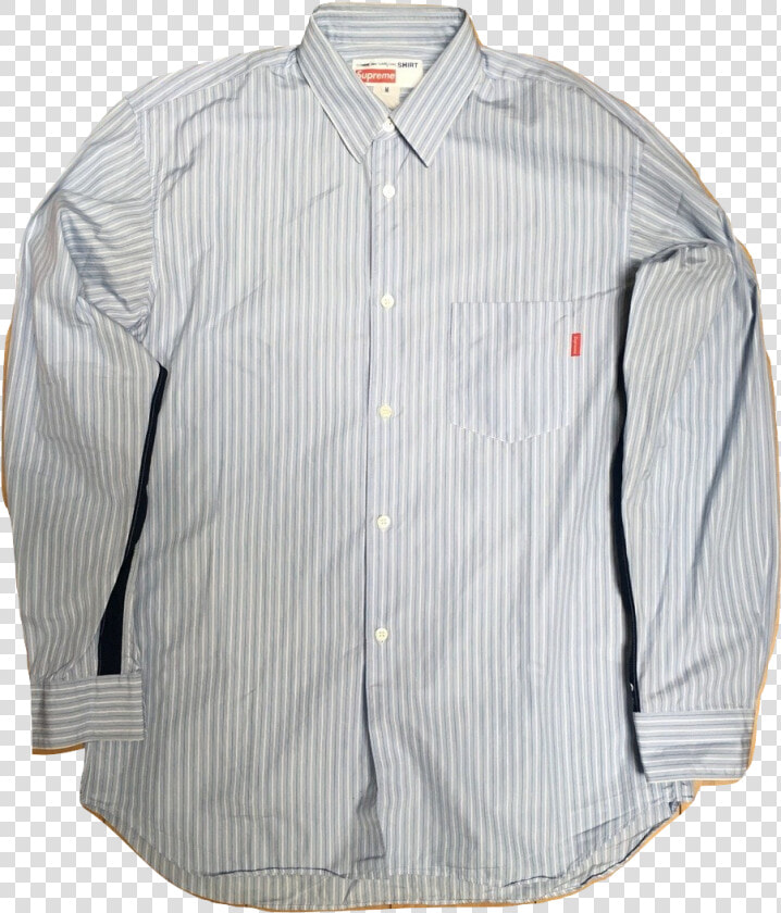 Supreme X Commes Des Garcon Button Down Shirt   Button  HD Png DownloadTransparent PNG