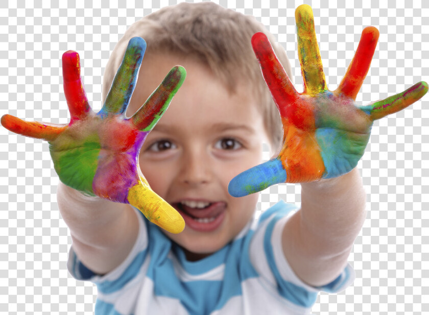 Child Youth Paint Hands   Boy With Paint On Hands  HD Png DownloadTransparent PNG