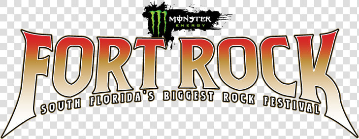 Monster Energy Fort Rock 2017 Logo   Monster Energy  HD Png DownloadTransparent PNG