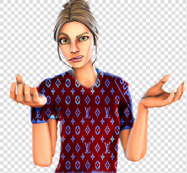 Mu Very Own Supreme Fortnite Skin   Girl  HD Png DownloadTransparent PNG