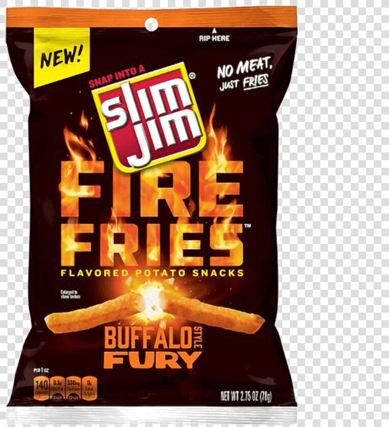 Buffalo Fire Fries 78g   Slim Jim  HD Png DownloadTransparent PNG