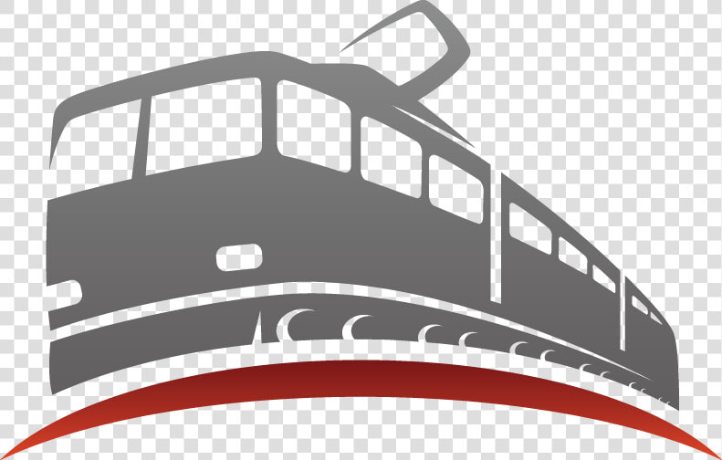 Train Rail Transport Logo Silhouette   Rail Transport  HD Png DownloadTransparent PNG