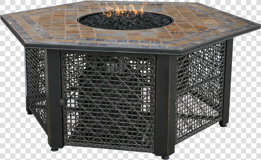 Endless Summer Gad1374sp Hexagonal Bronze Fire Pit   Fire Pit  HD Png DownloadTransparent PNG