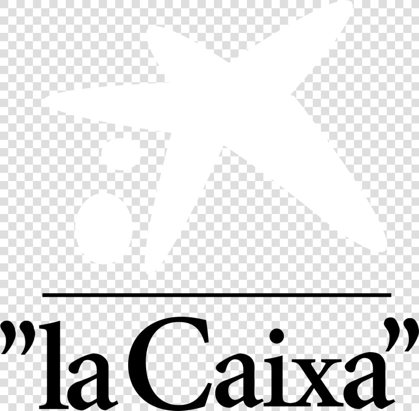 La Caixa Logo Black And White   La Caixa  HD Png DownloadTransparent PNG