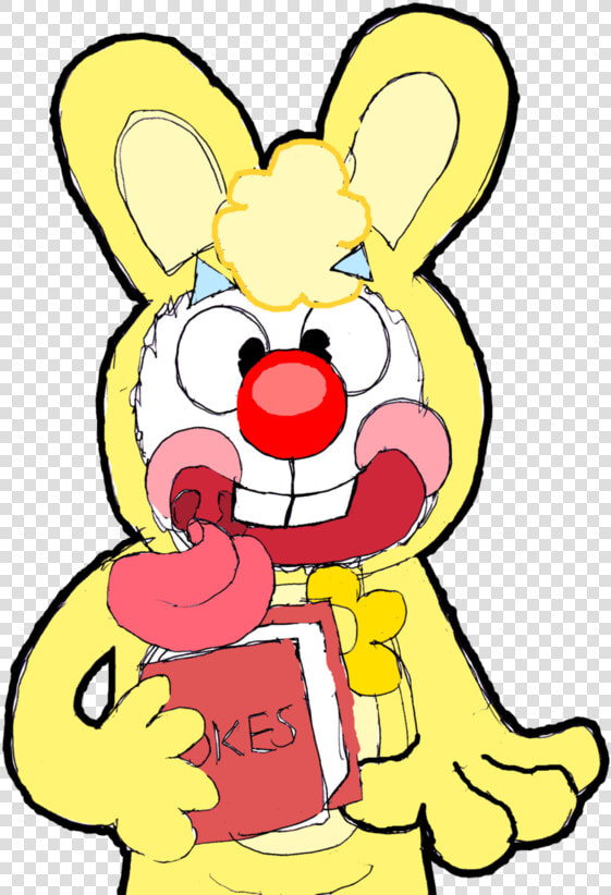 Cuddles As A Clown By Aygodeviant d5vekh4 Clipart     Cartoon  HD Png DownloadTransparent PNG