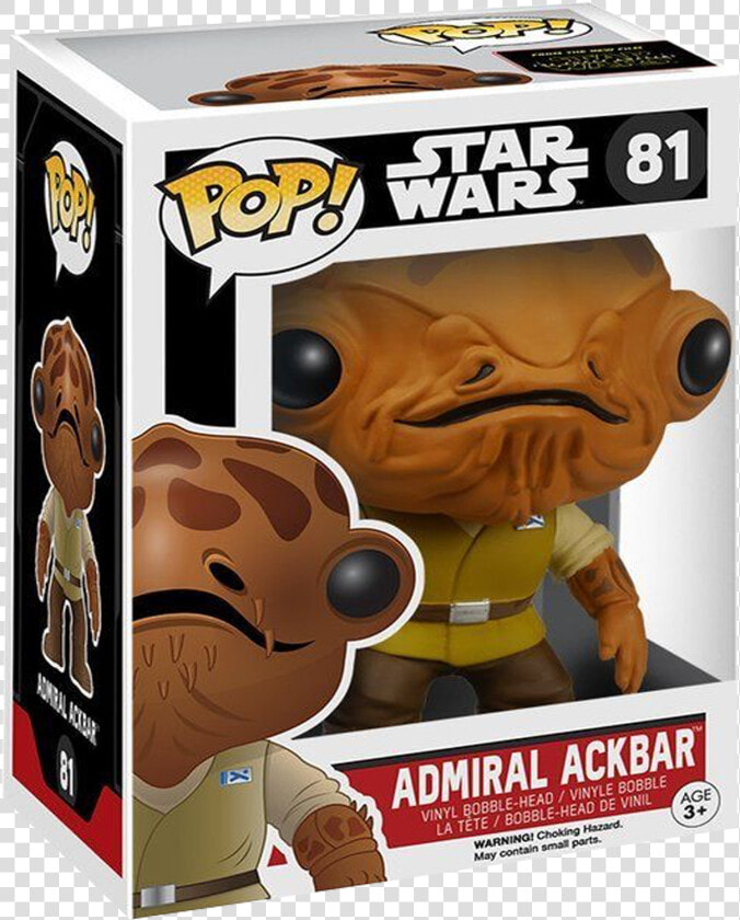 Funko Pop Star Wars Admiral Ackbar  HD Png DownloadTransparent PNG