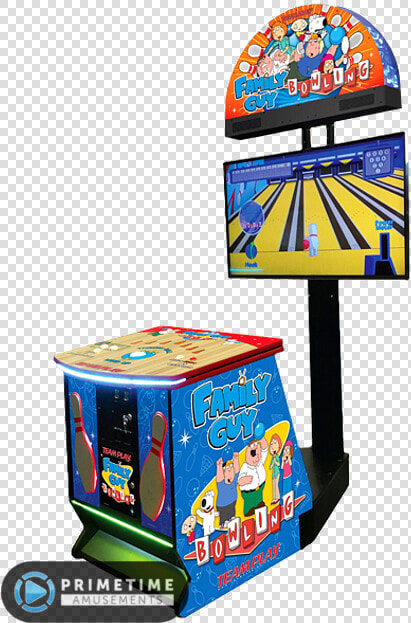 Family Guy Bowling Video Arcade Game By Team Play   Family Guy Bowling Arcade  HD Png DownloadTransparent PNG