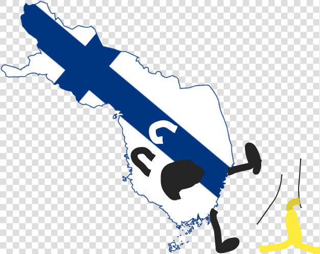 Finland Flag Map  HD Png DownloadTransparent PNG