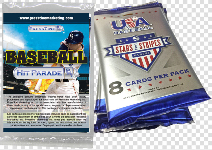 Panini Baseball Stars And Stripes   Packaging And Labeling  HD Png DownloadTransparent PNG