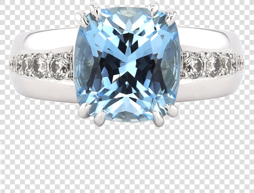 Transparent Aquamarine Png   Pre engagement Ring  Png DownloadTransparent PNG