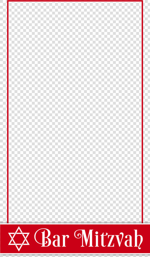 Free Red And White Bar Mitzvah Snapchat Geofilter   Paper Product  HD Png DownloadTransparent PNG