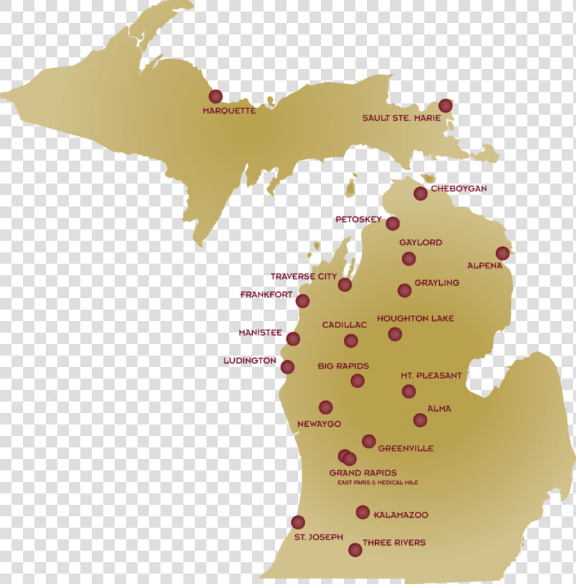 Transparent Dave East Png   Michigan Map  Png DownloadTransparent PNG