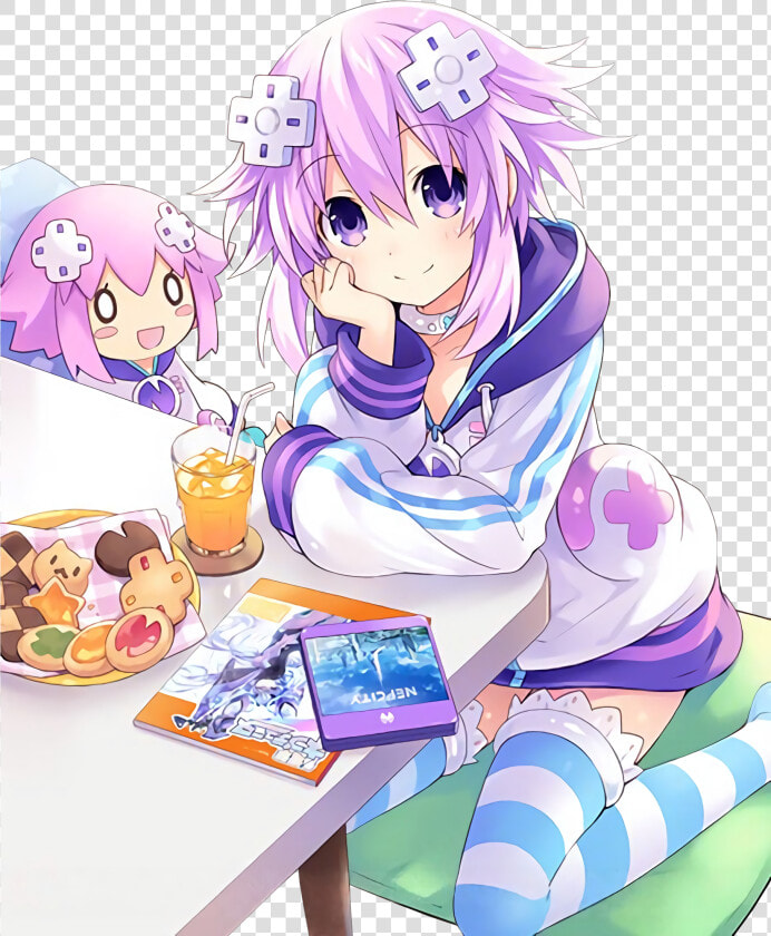 Transparent Neptune Png   Hyperdimension Neptunia Neptune Fanart  Png DownloadTransparent PNG