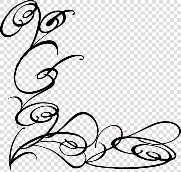 Decorative Clipart Swirl   Swirl Line Drawing  HD Png DownloadTransparent PNG