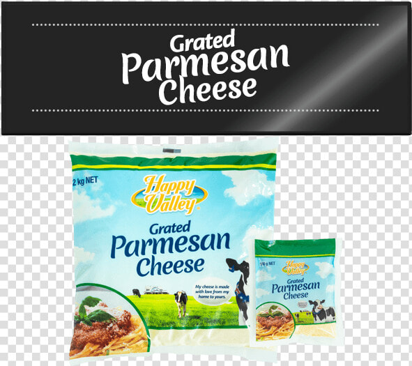 Happy Valley Dairy S Grated Parmesan Cheese  HD Png DownloadTransparent PNG