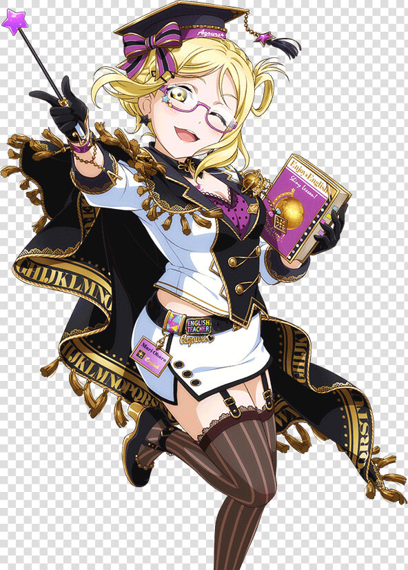  mariohara  lovelive  mari  freetoedit   Mari Ohara Cards Ur  HD Png DownloadTransparent PNG