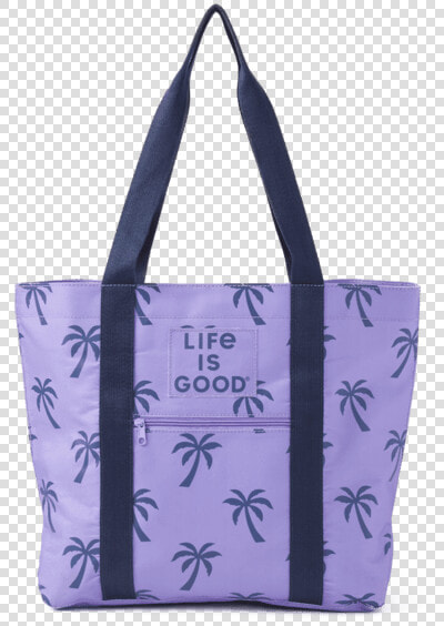 Palm Tree Pattern Sunny Day Cooler Tote   Genți De Plaja  HD Png DownloadTransparent PNG