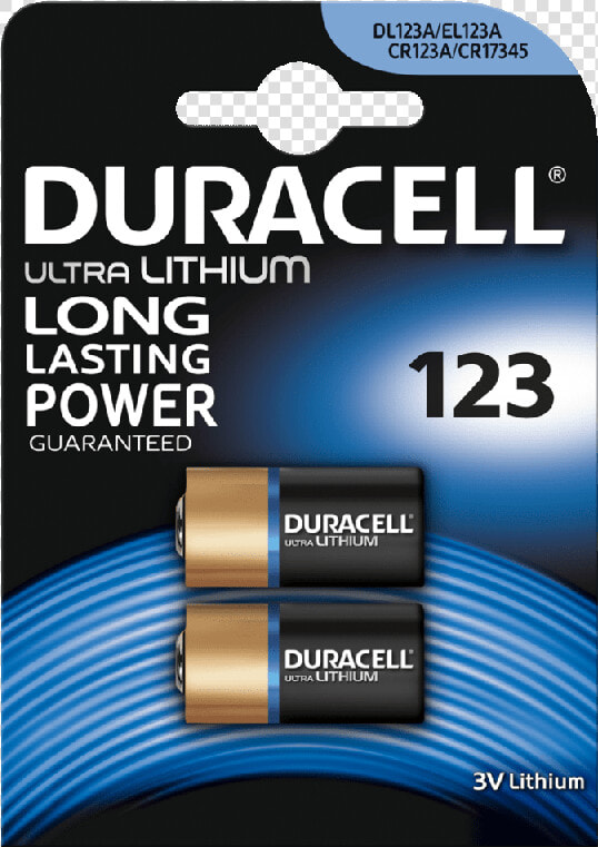 Duracell Ultra Lithium 123  HD Png DownloadTransparent PNG