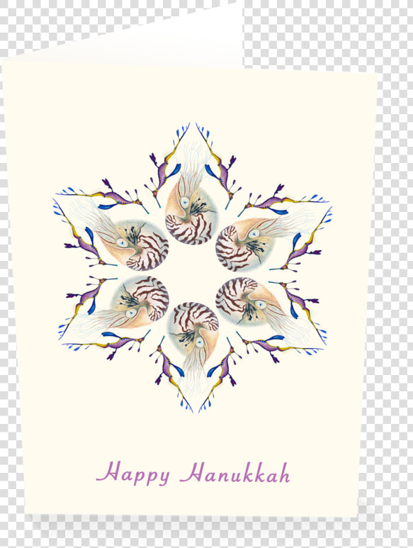 Nautilus David Hannukah Card  HD Png DownloadTransparent PNG