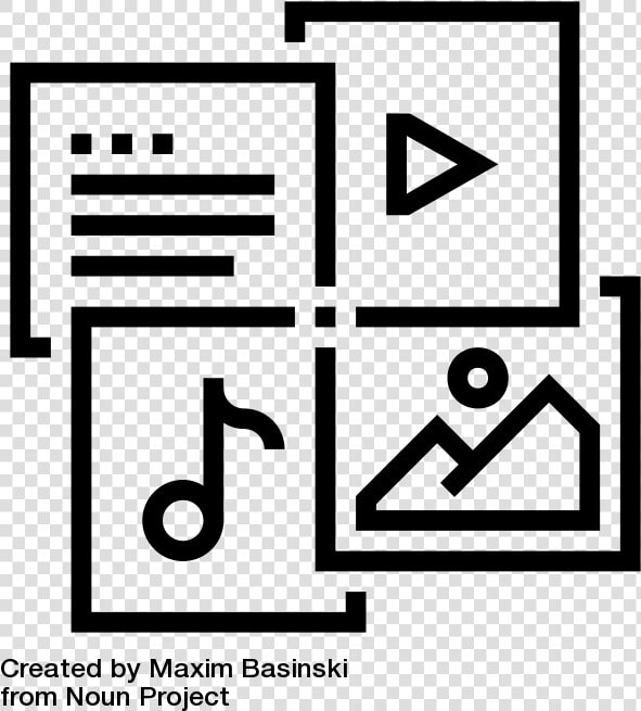 Multimedia By Maxim Basinski From The Noun Project   Extra Curricular Activities Symbol  HD Png DownloadTransparent PNG