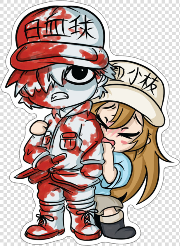 Cells At Work White Blood Cell Sticker  HD Png DownloadTransparent PNG