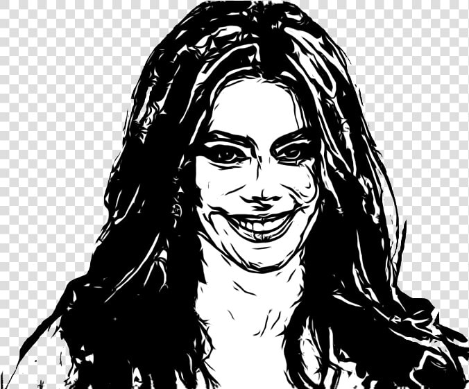 Sofia Vergara Black And White   Png Download   Illustration  Transparent PngTransparent PNG