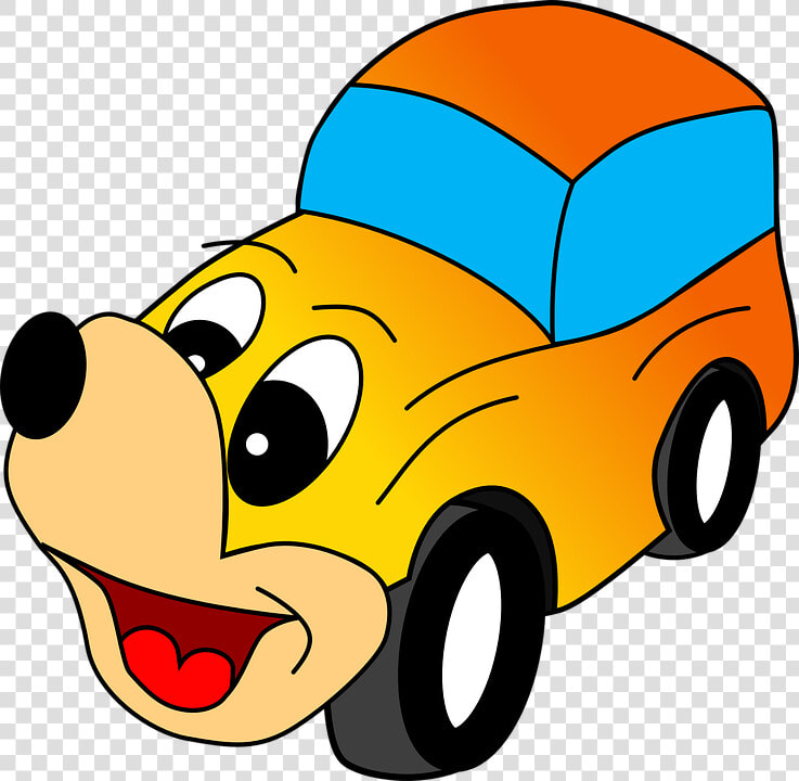 Carro  Desenhos Animados  Cão  Rosto  Engraçado  Táxi   Funny Cartoon Car Png  Transparent PngTransparent PNG