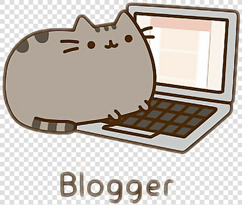 Pusheen Blogger Laptop Pusheencat  HD Png DownloadTransparent PNG