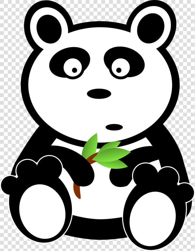 With Bamboo Leaves Big   Endangered Species Clip Art  HD Png DownloadTransparent PNG