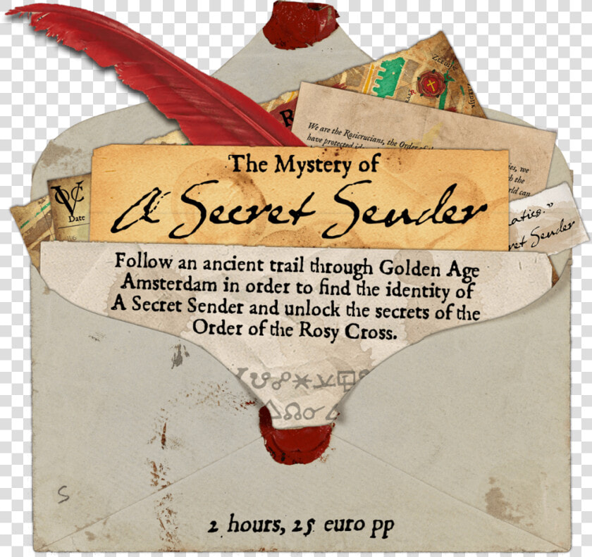 A Secret Sender Enveloe   Handwriting  HD Png DownloadTransparent PNG