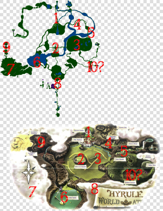 Transparent Goron Png   Mapa Zelda Ocarina Of Time  Png DownloadTransparent PNG