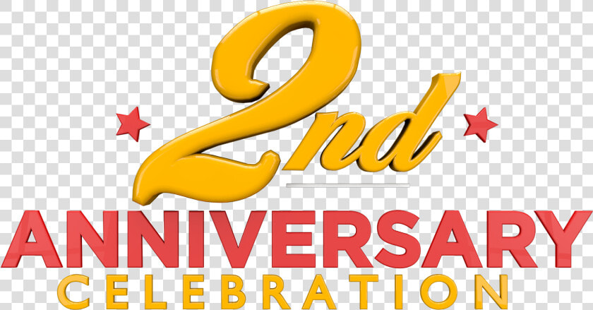 Transparent Anniversary Png   2nd Years Anniversary Png  Png DownloadTransparent PNG