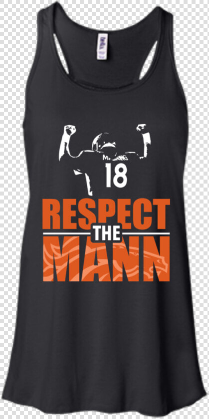 Denver Broncos Peyton Manning Shirts Respect The Mann   Active Tank  HD Png DownloadTransparent PNG