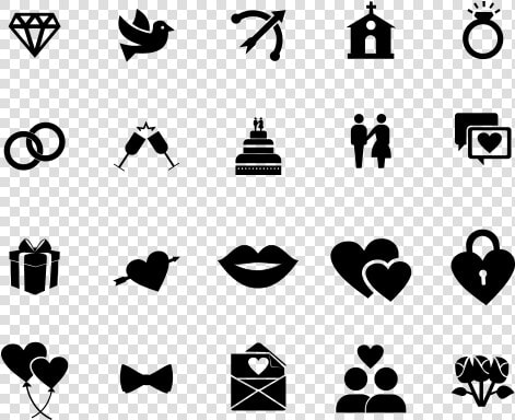 Wedding Icons Pack Free Vector And Transparent Png   Wedding Vector Icons  Png DownloadTransparent PNG