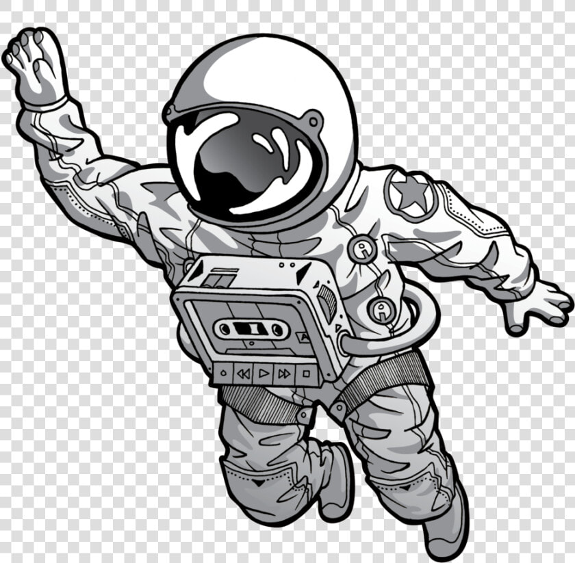 Lunartron Png Black And White Stock   Astronaut Png Black And White  Transparent PngTransparent PNG