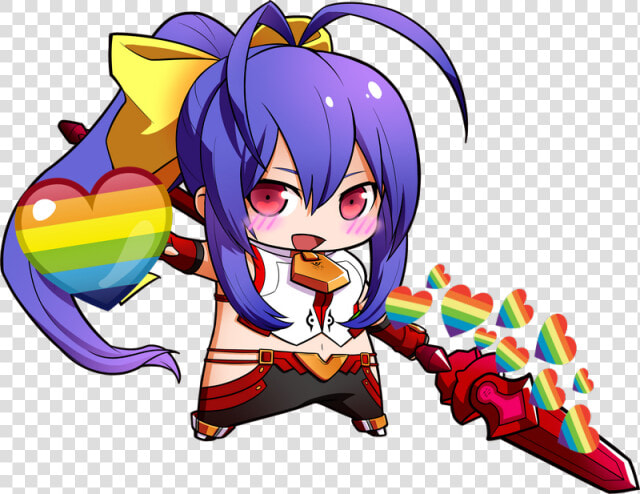 Image   Blazblue Central Fiction Mai Chibi  HD Png DownloadTransparent PNG