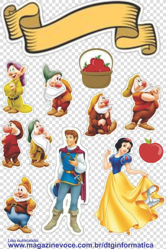 Topo De Bolo Branca De Neve  HD Png DownloadTransparent PNG