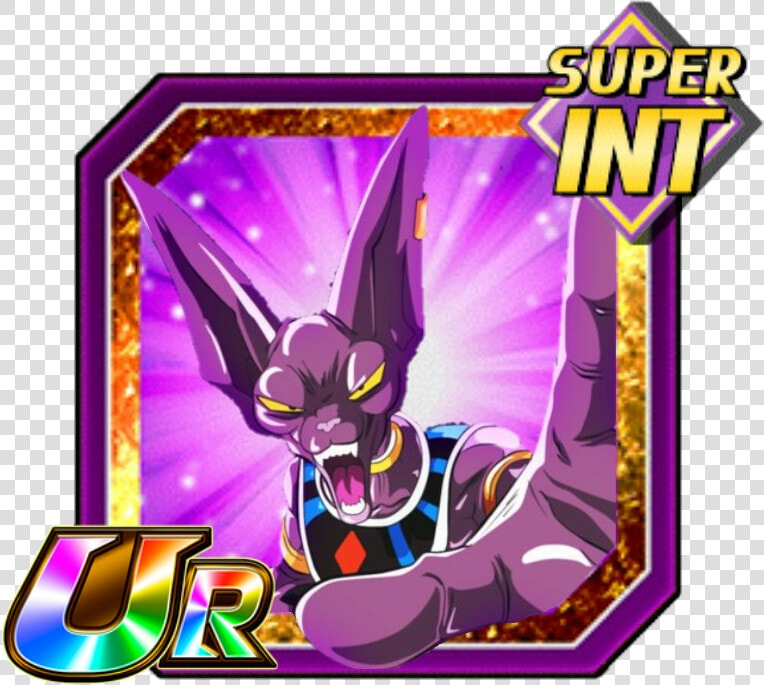 Relentless Destruction Beerus   Dokkan Battle Goku Ultra Instinct  HD Png DownloadTransparent PNG