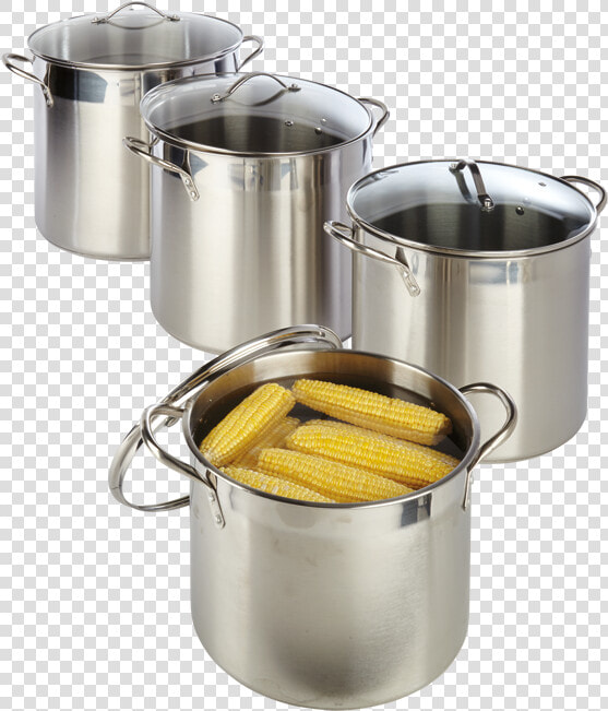 8qt Stainless Steel Stock Pot Title 8qt Stainless   Stock Pot  HD Png DownloadTransparent PNG