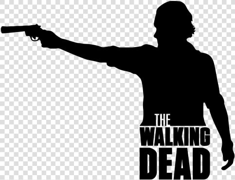 Rick Grimes Daryl Dixon Michonne Carl Grimes Clip Art   Rick Grimes Silhouette  HD Png DownloadTransparent PNG