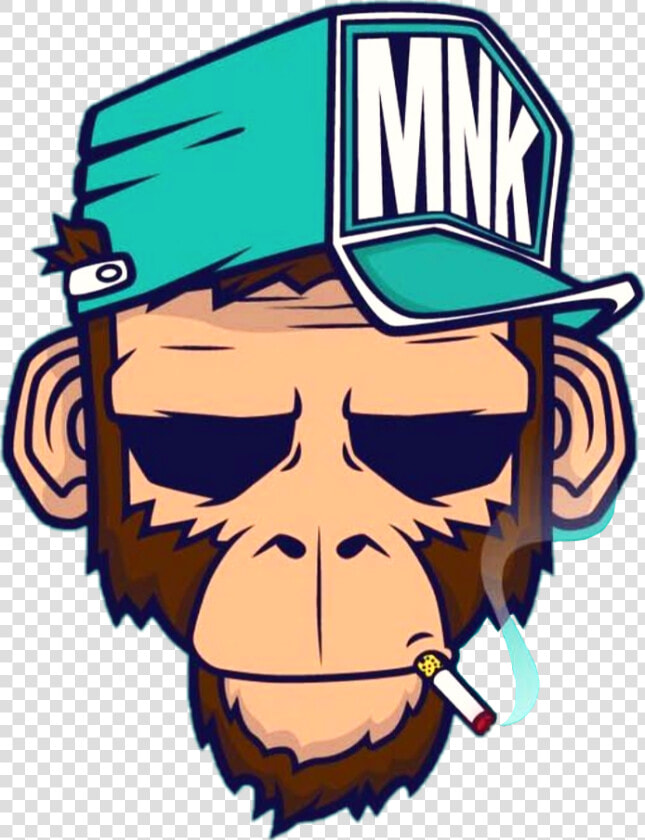  monkey  smoke  rad  smoking  chimp  rad   Monkey Smoke  HD Png DownloadTransparent PNG