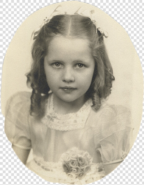 Mary Sue Kallandar  Interviewee  As A Girl   Wwii Girl Child  HD Png DownloadTransparent PNG