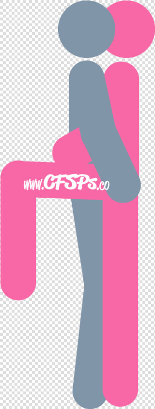 An Illustration Of The Pink Flamingo Sex Position  HD Png DownloadTransparent PNG