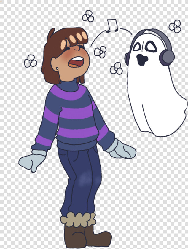 Should I Toddler Frisk And Napstablook  Perhaps The   Cartoon  HD Png DownloadTransparent PNG