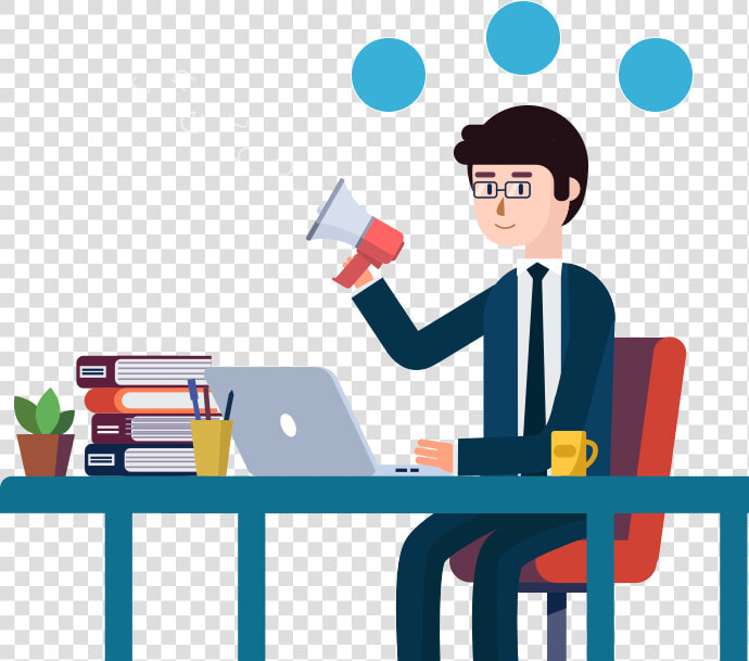 Content Marketing Agency   Clip Art Marketing Person  HD Png DownloadTransparent PNG