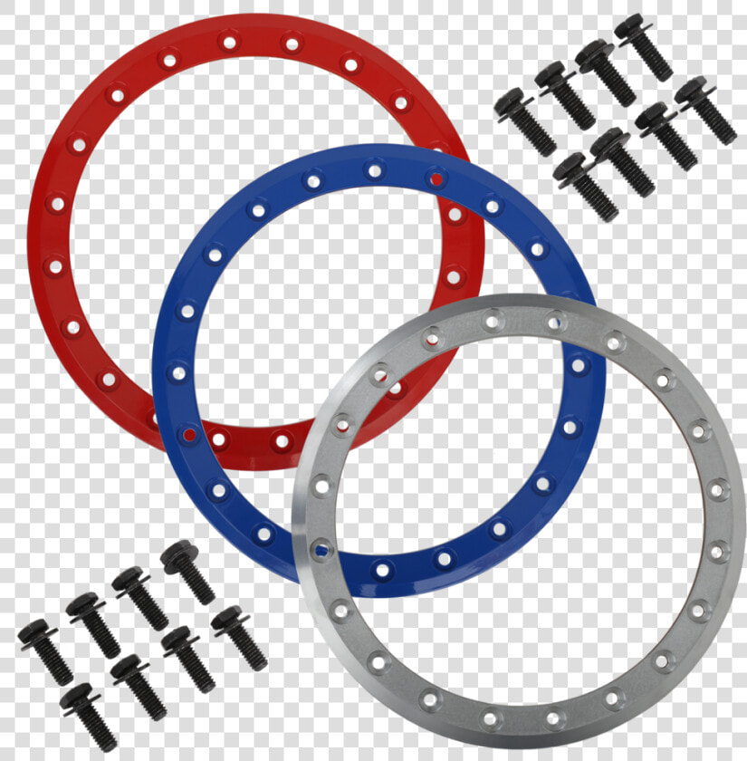 Optional Color Rings In Red  Blue And Raw Finish For   Circle  HD Png DownloadTransparent PNG